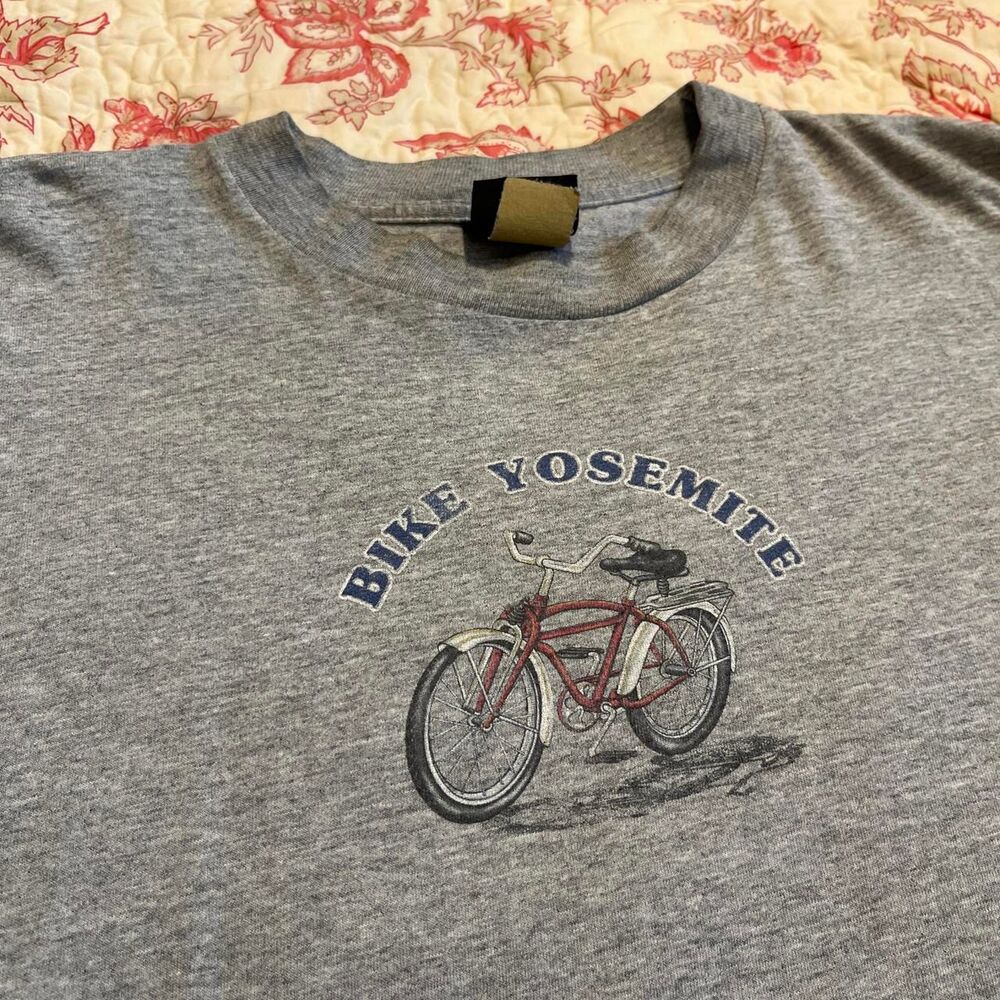 Vintage 90s Prairie Mountain Bike Yosemite Made in USA Single Stitch tee
